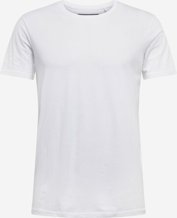 !Solid Shirt 'Rock' in White: front