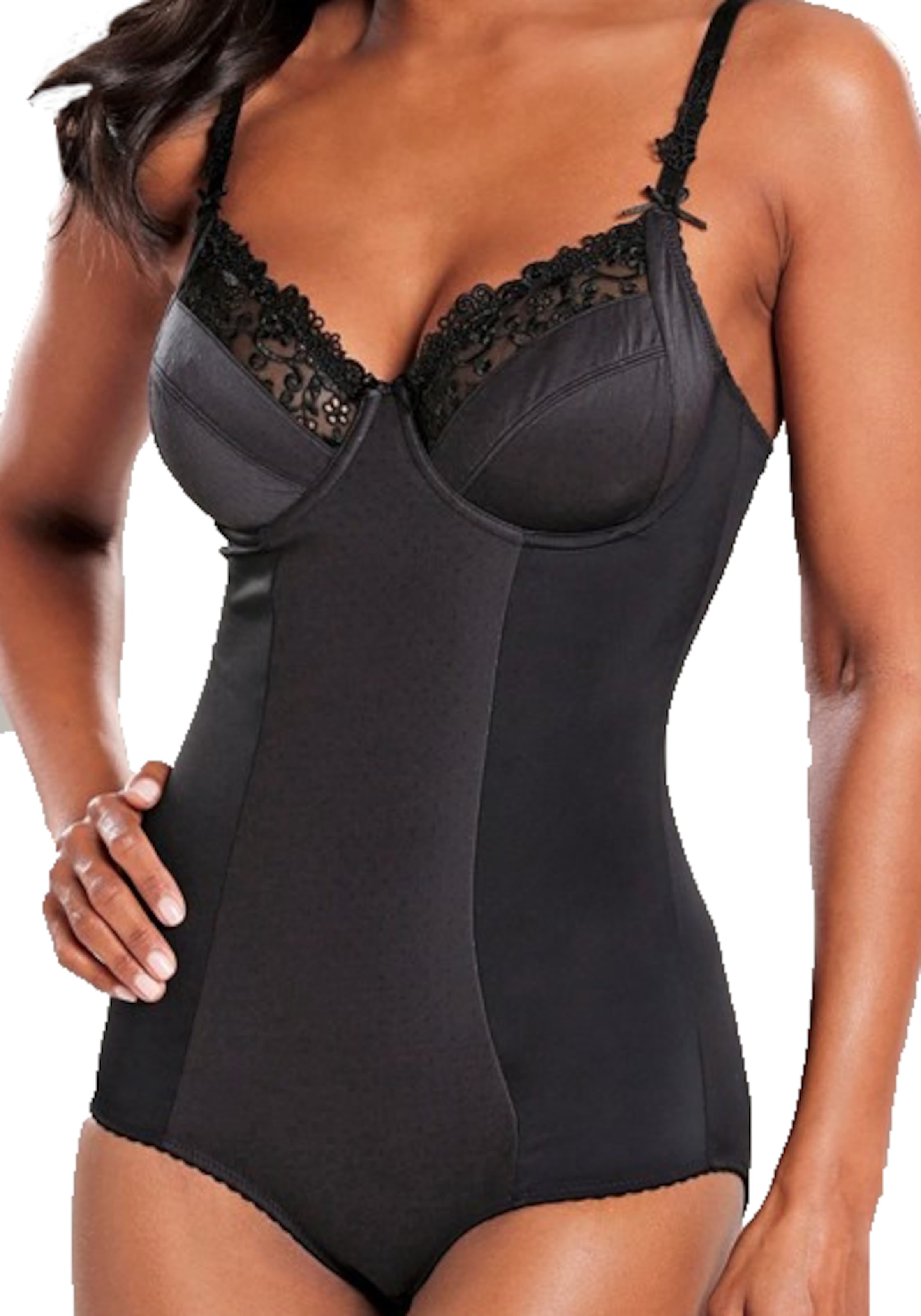 NUANCE Body in Schwarz: Vorderseite