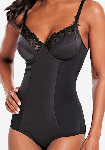 NUANCE Bodysuit in Black: front