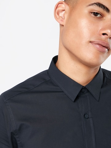 Only & Sons Slim fit Button Up Shirt 'Alfredo' in Blue