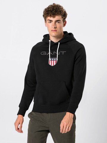 GANT Sweatshirt in Schwarz: Vorderseite