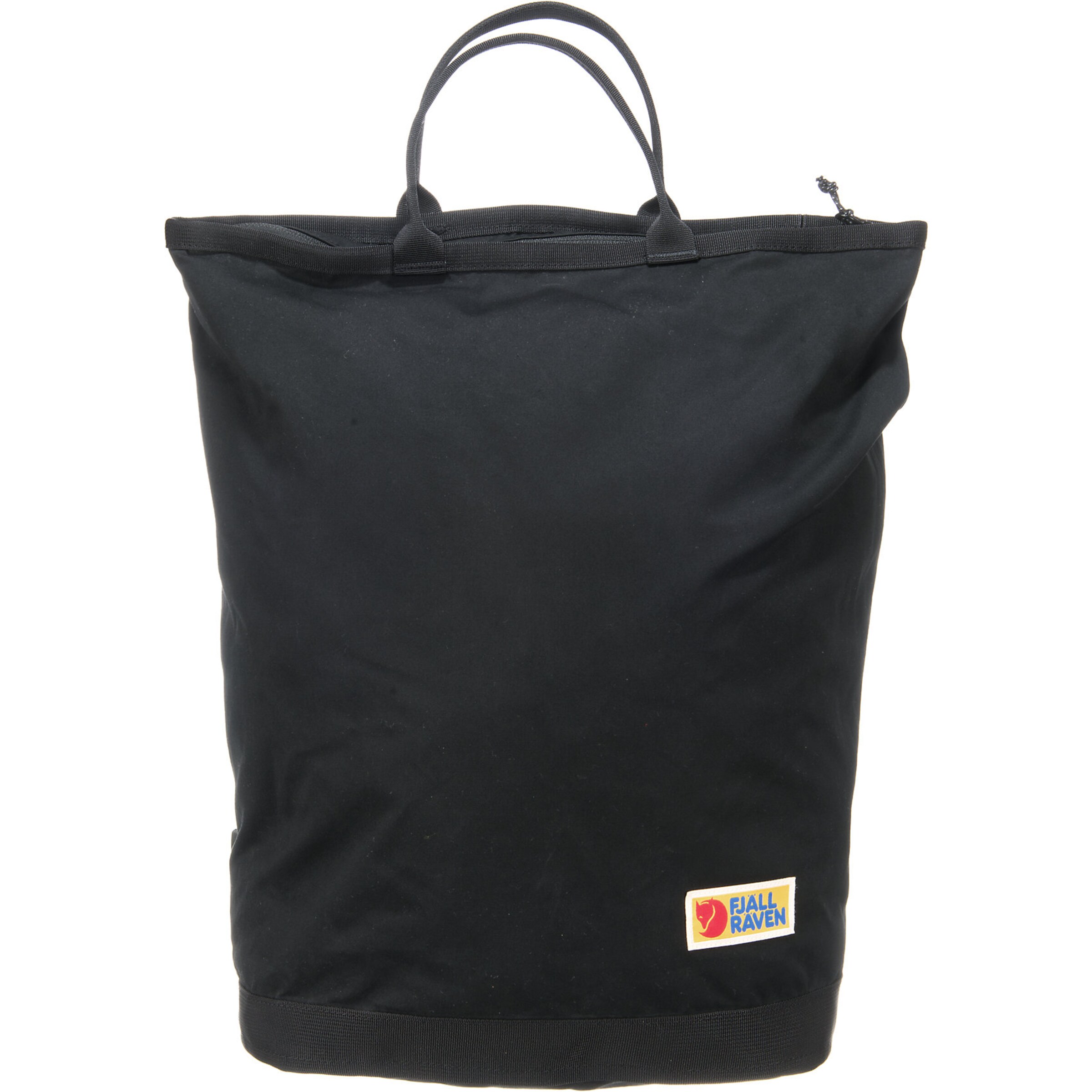 Zaino 'Vardag' di Fjällräven in nero: frontale