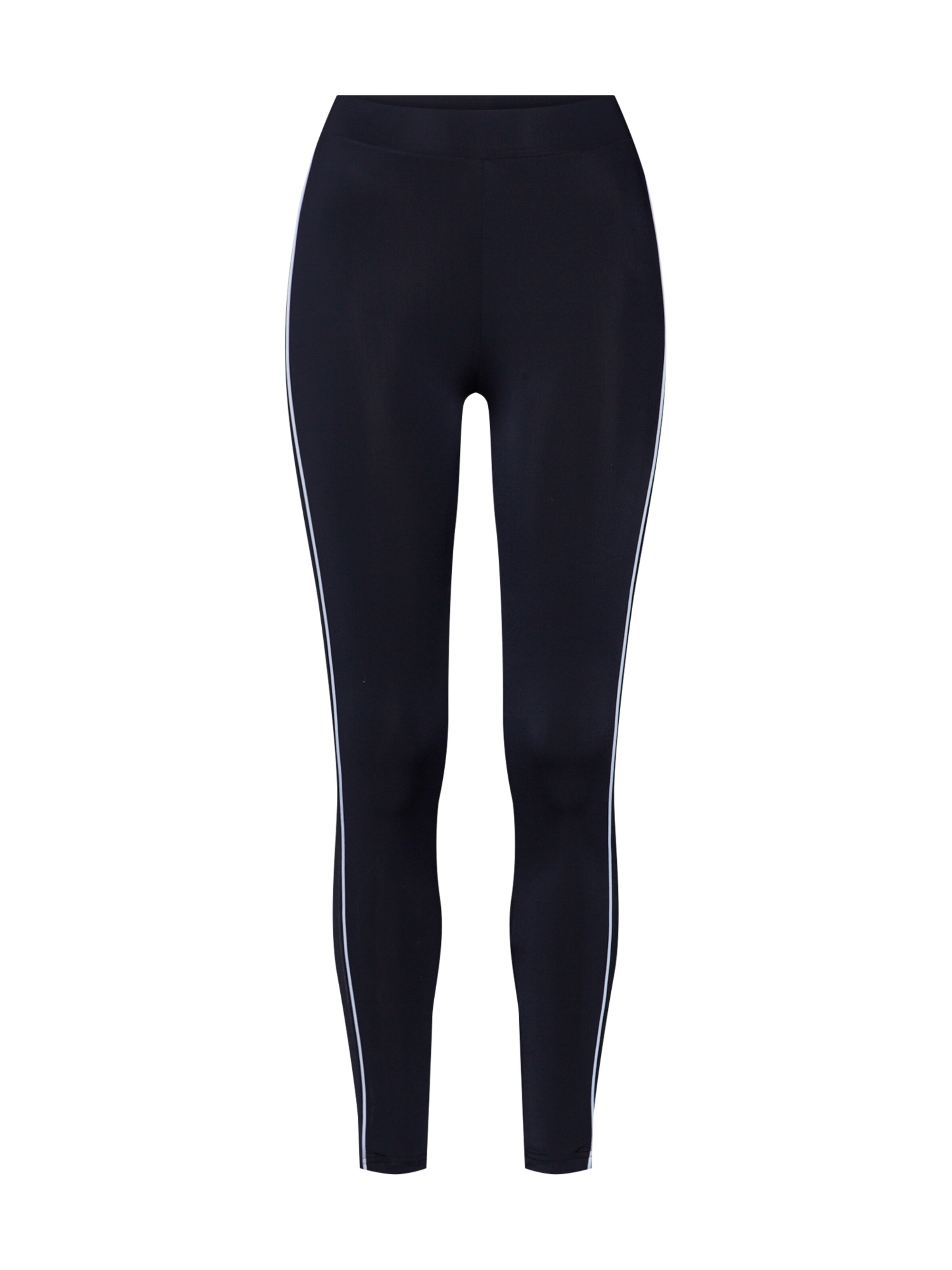 Urban Classics - Leggings 'Ladies High Waist Reflective Leggins' in de kleur Zwart