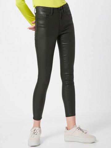 Skinny Jean ONLY en vert : devant