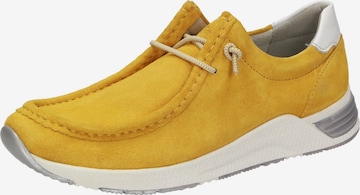 SIOUX Lace-Up Shoes 'Grash' in Yellow: front