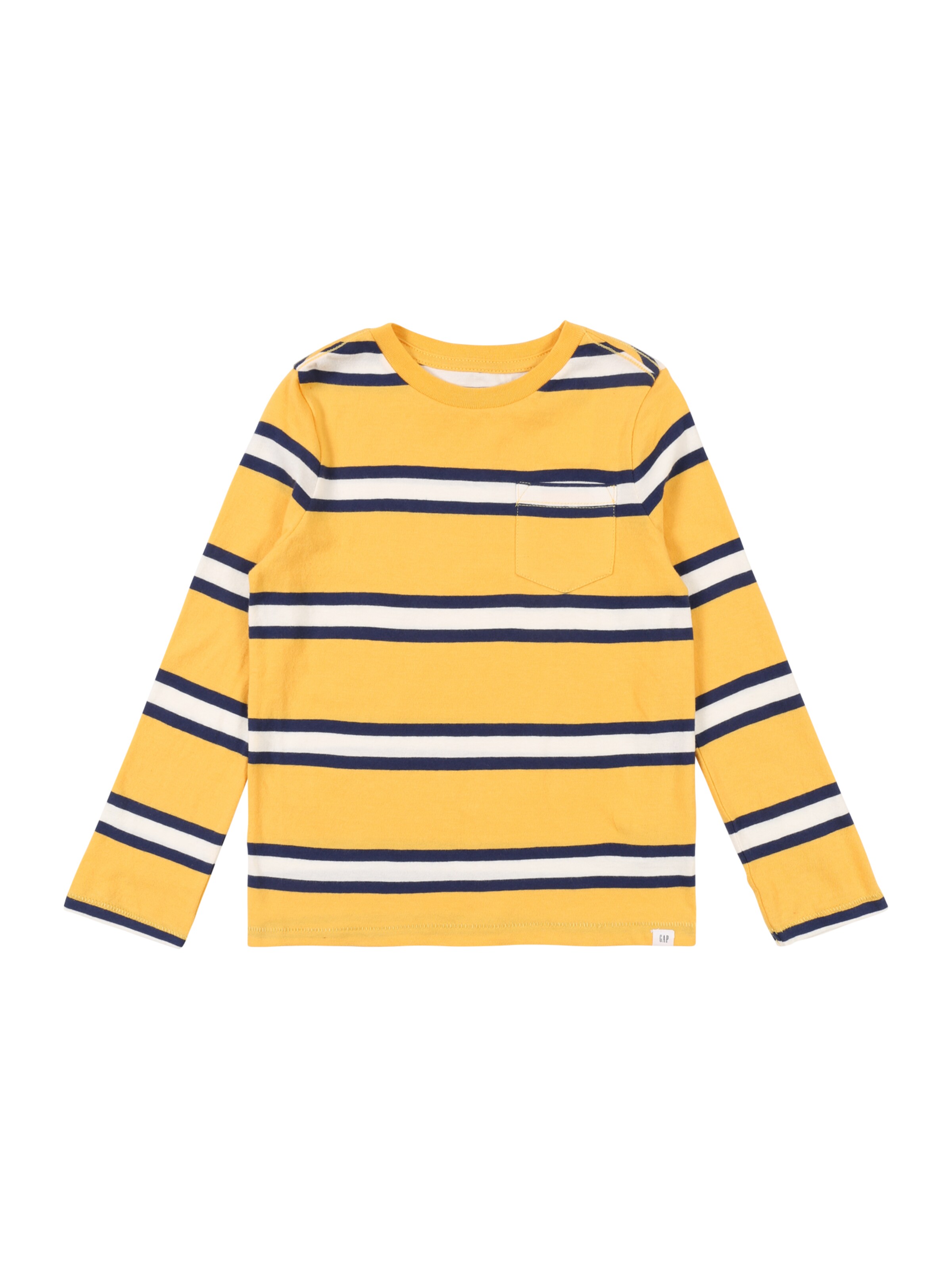 GAP - Shirt 'V-LS PKT TEE STR' in de kleur Goud