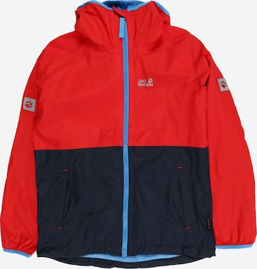 Veste outdoor 'Rainy Days' JACK WOLFSKIN en rouge : devant