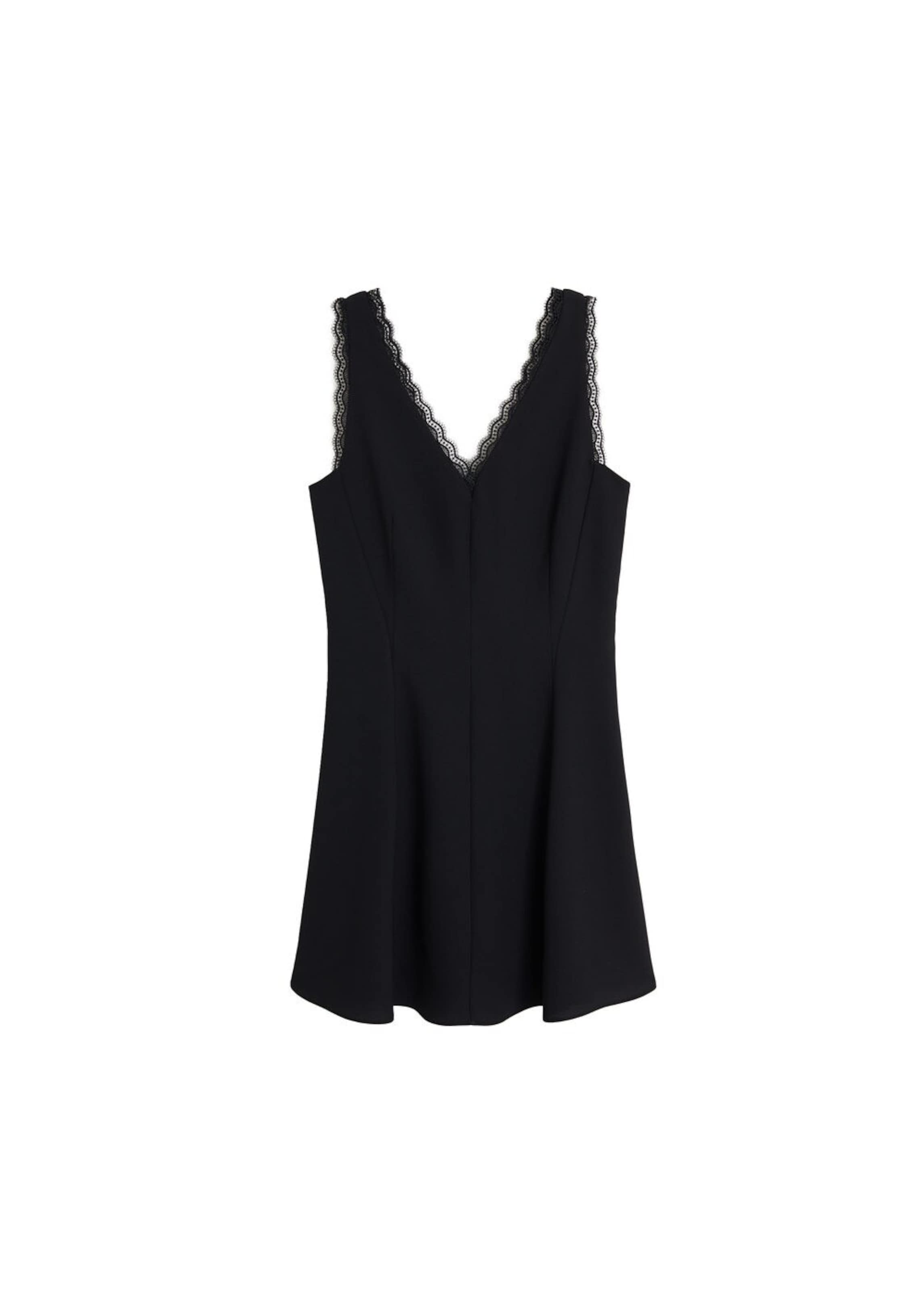 MANGO Kleid 'Eva' in Schwarz: Vorderseite