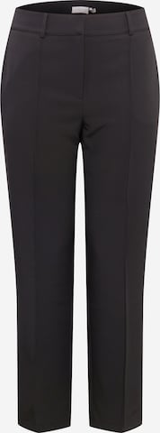 Wide leg Pantaloni con piega frontale 'Carina' di Guido Maria Kretschmer Curvy in nero: frontale