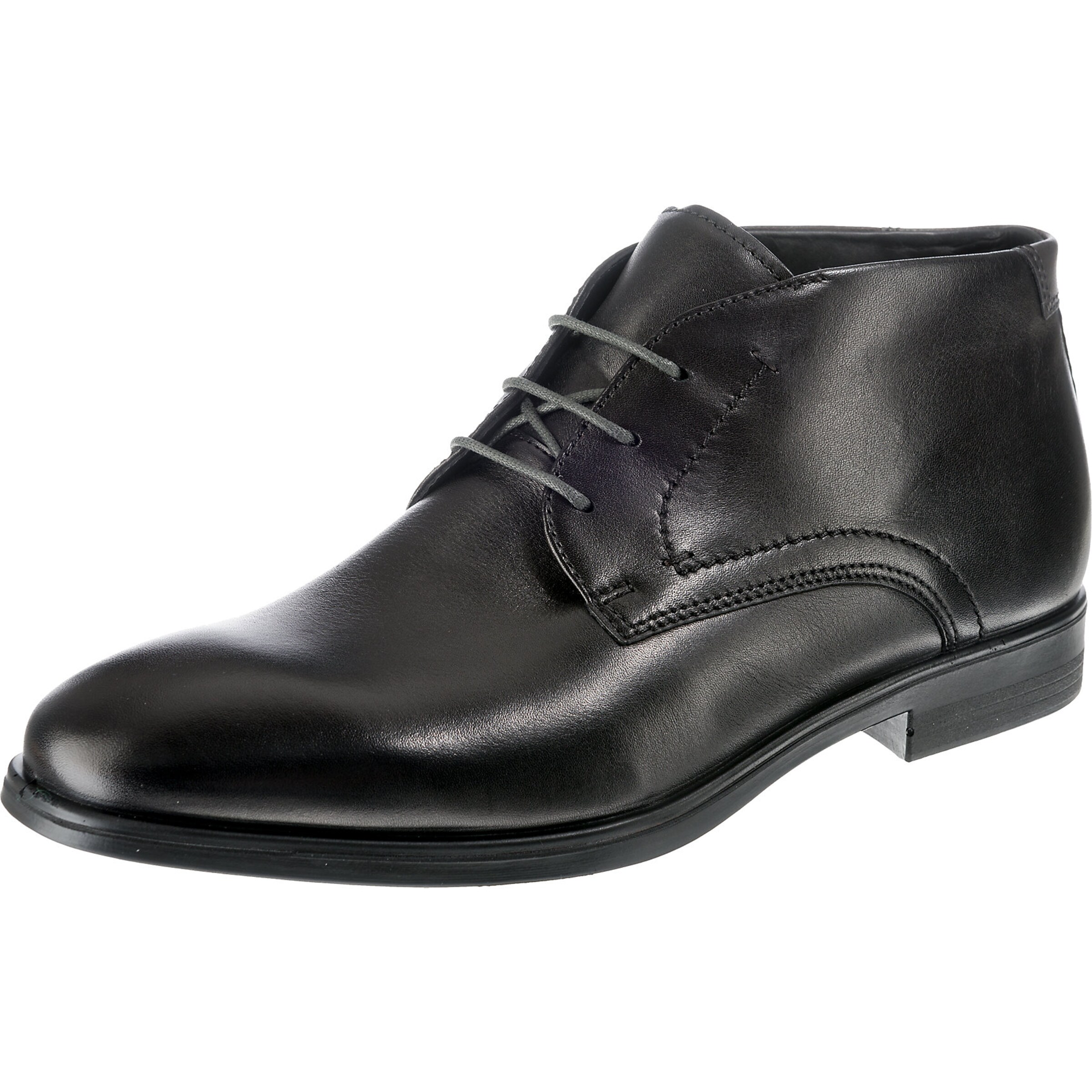 ECCO - Veterschoen 'Melburne' in de kleur Zwart