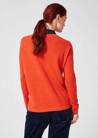 s.Oliver BLACK LABEL Pullover in Orange