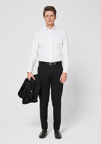 Regular Pantalon à plis s.Oliver BLACK LABEL en noir