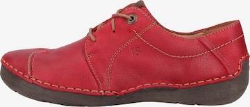 JOSEF SEIBEL Lace-Up Shoes 'Fergey' in Red