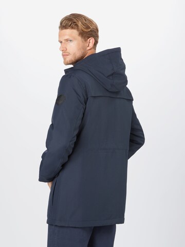 Only & Sons Regular Fit Parka in Blau