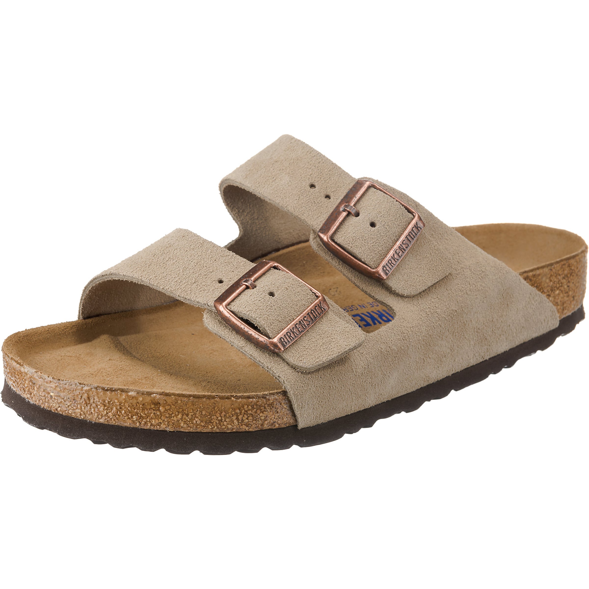 BIRKENSTOCK Pantofle 'Arizona' – béžová: přední strana