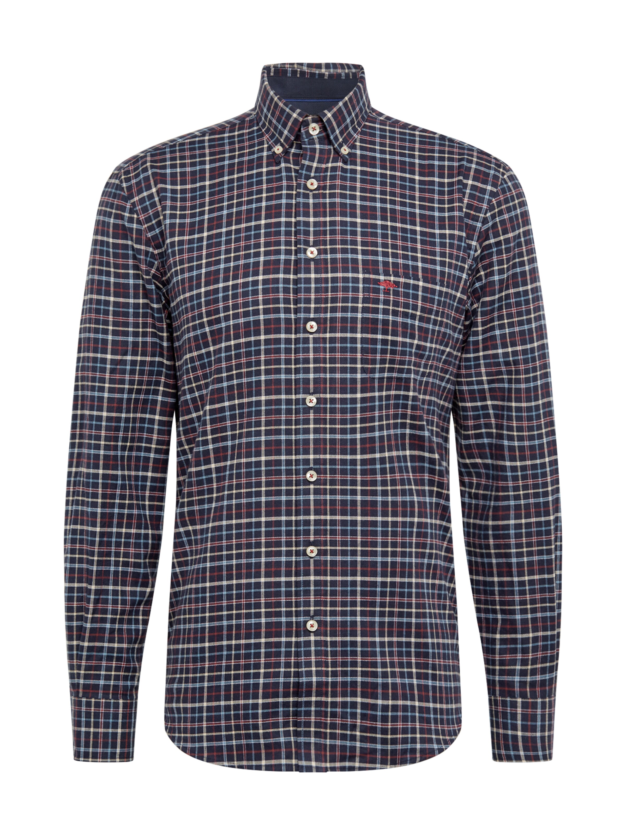 FYNCH-HATTON - Overhemd in de kleur Donkerblauw