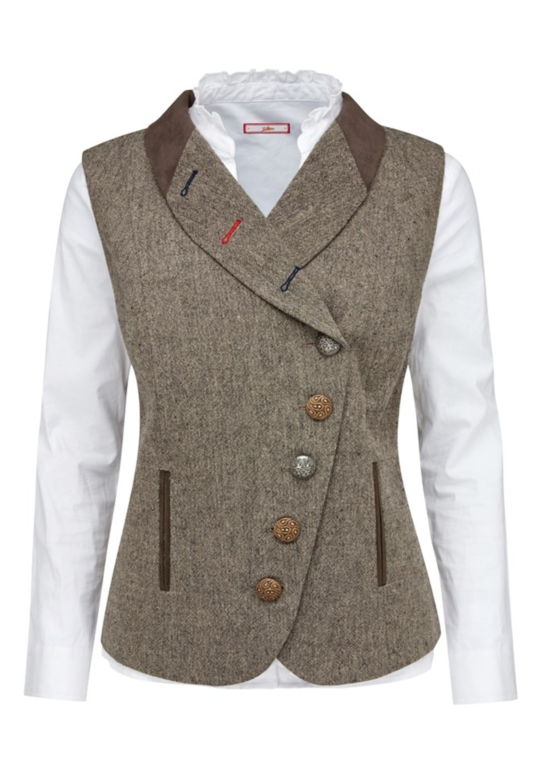 JOE BROWNS - Tweed-Weste in braun