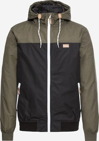 Iriedaily Between-Season Jacket 'Auf Deck' in Black: front