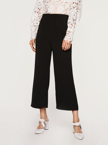 EDITED - Pierna ancha Pantalón 'Alexia' en negro