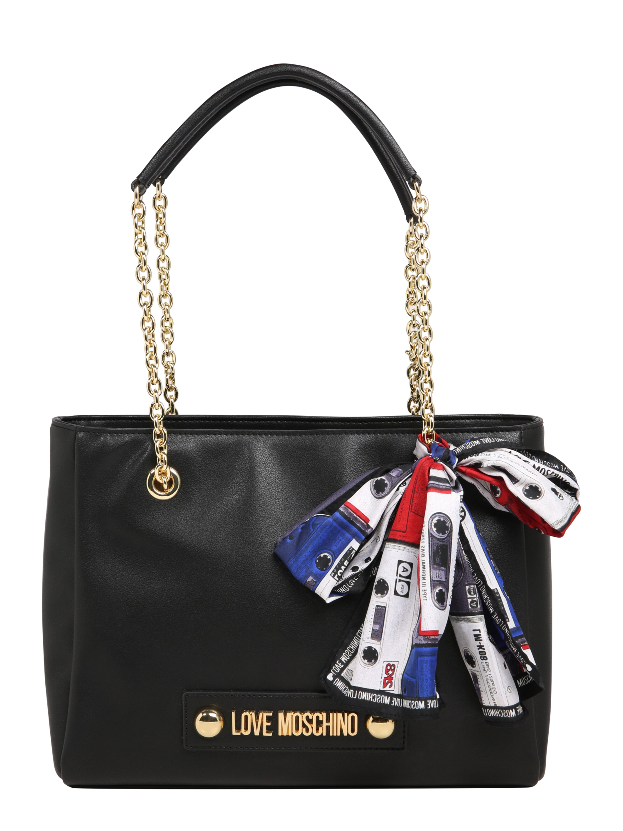 Love Moschino - Handtas 'BORSA SMALL GRAIN PU NERO' in de kleur Zwart