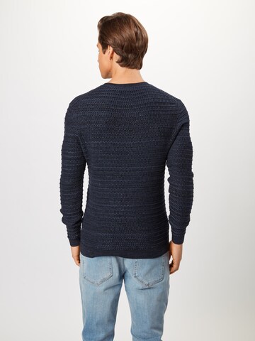 Pull-over OLYMP en bleu : derrière