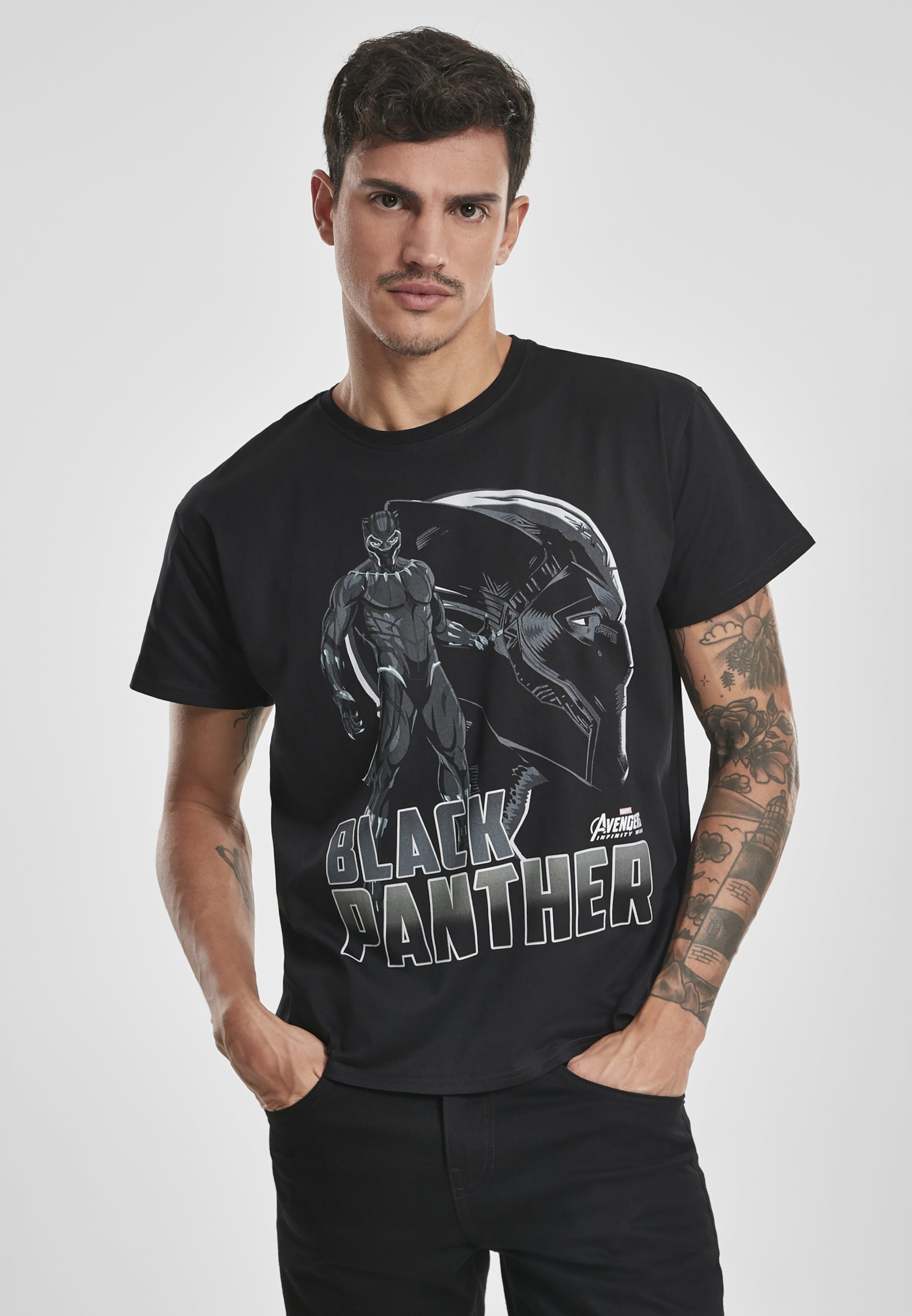 Männer Shirts Mister Tee Shirt in Schwarz - LP59979