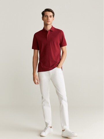 MANGO MAN Regular Fit Shirt 'REA' in Rot