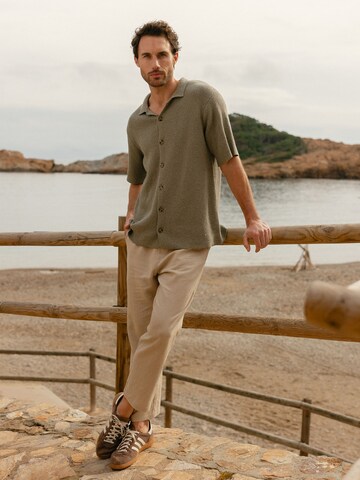 Olive Green Shirt Look