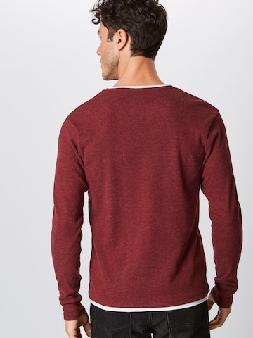 Key Largo - Regular Fit Pullover 'MSW SARASOTA' em vermelho: atrás