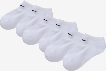 Nike Sportswear Socks 'No Show' in White: front