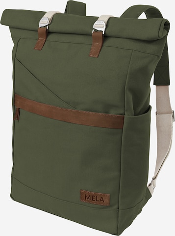 MELAWEAR Backpack 'Ansvar I' in Green: front