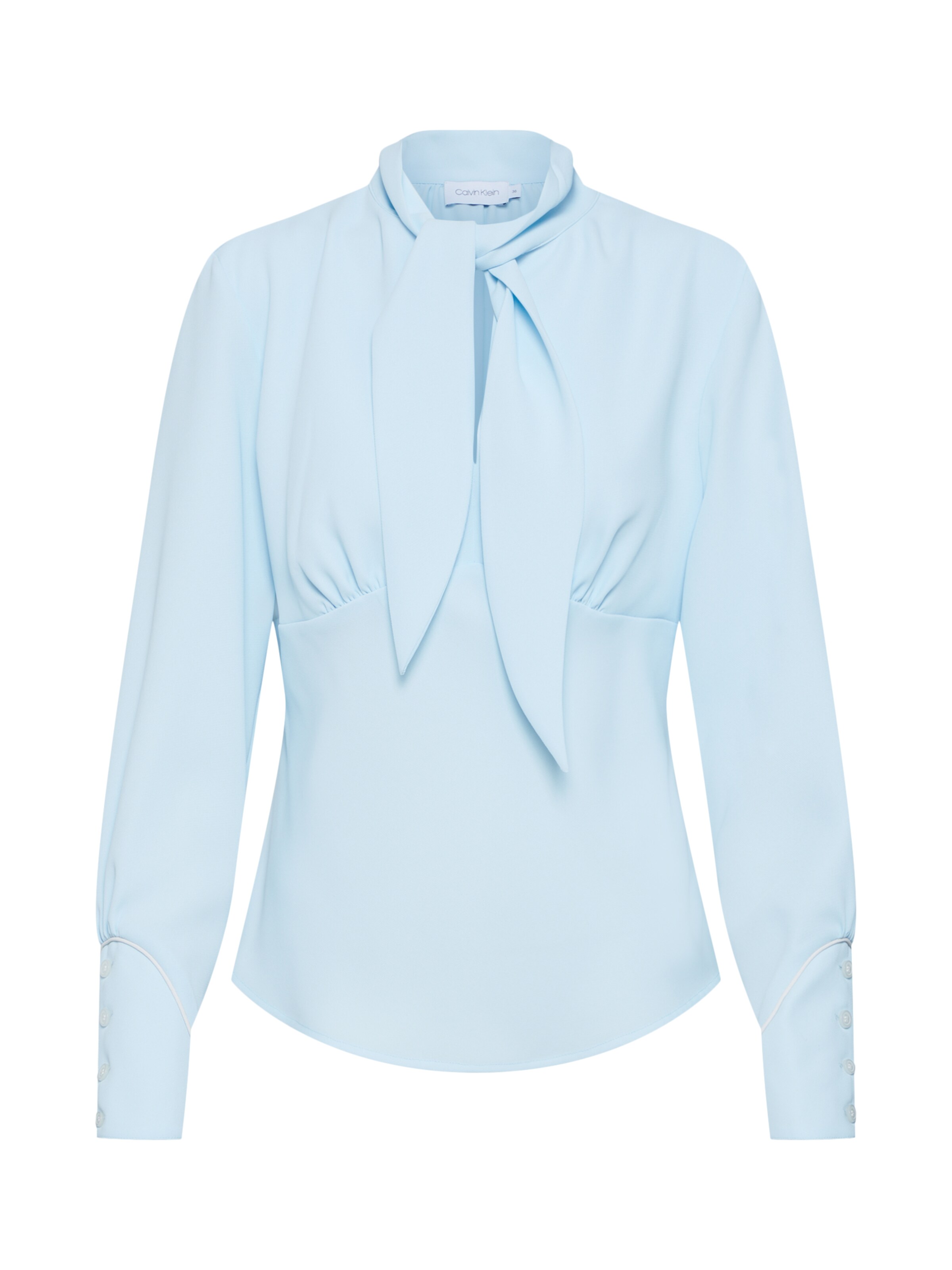 Calvin Klein - Blouse 'PIPING' in de kleur Lichtblauw