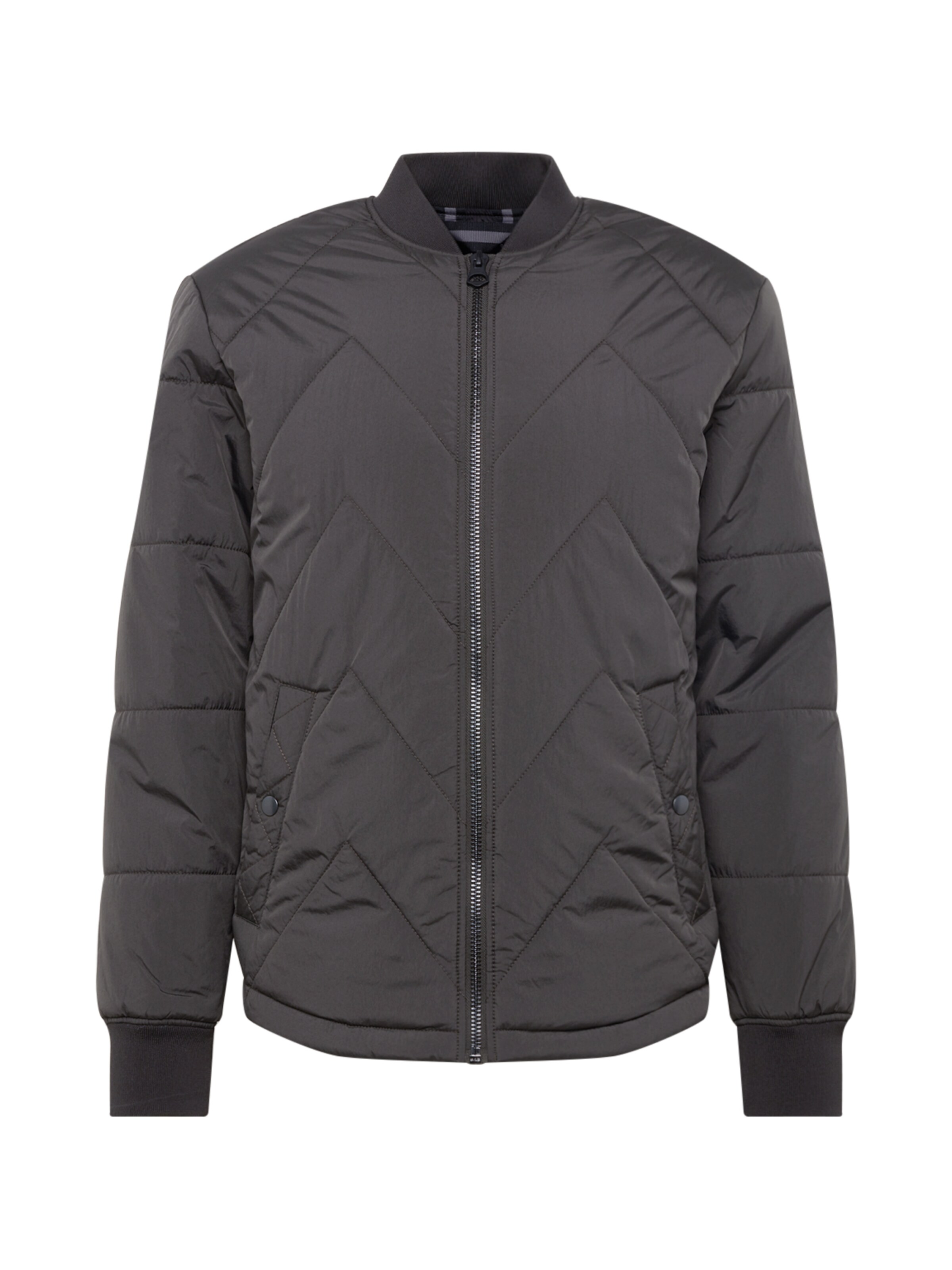 JACK & JONES - Tussenjas 'JPRMARVIN QUILT JACKET' in de kleur Donkergrijs