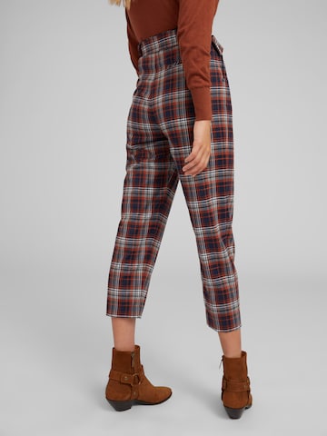 EDITED Tapered Pleat-Front Pants 'Justine' in Mixed colors: back