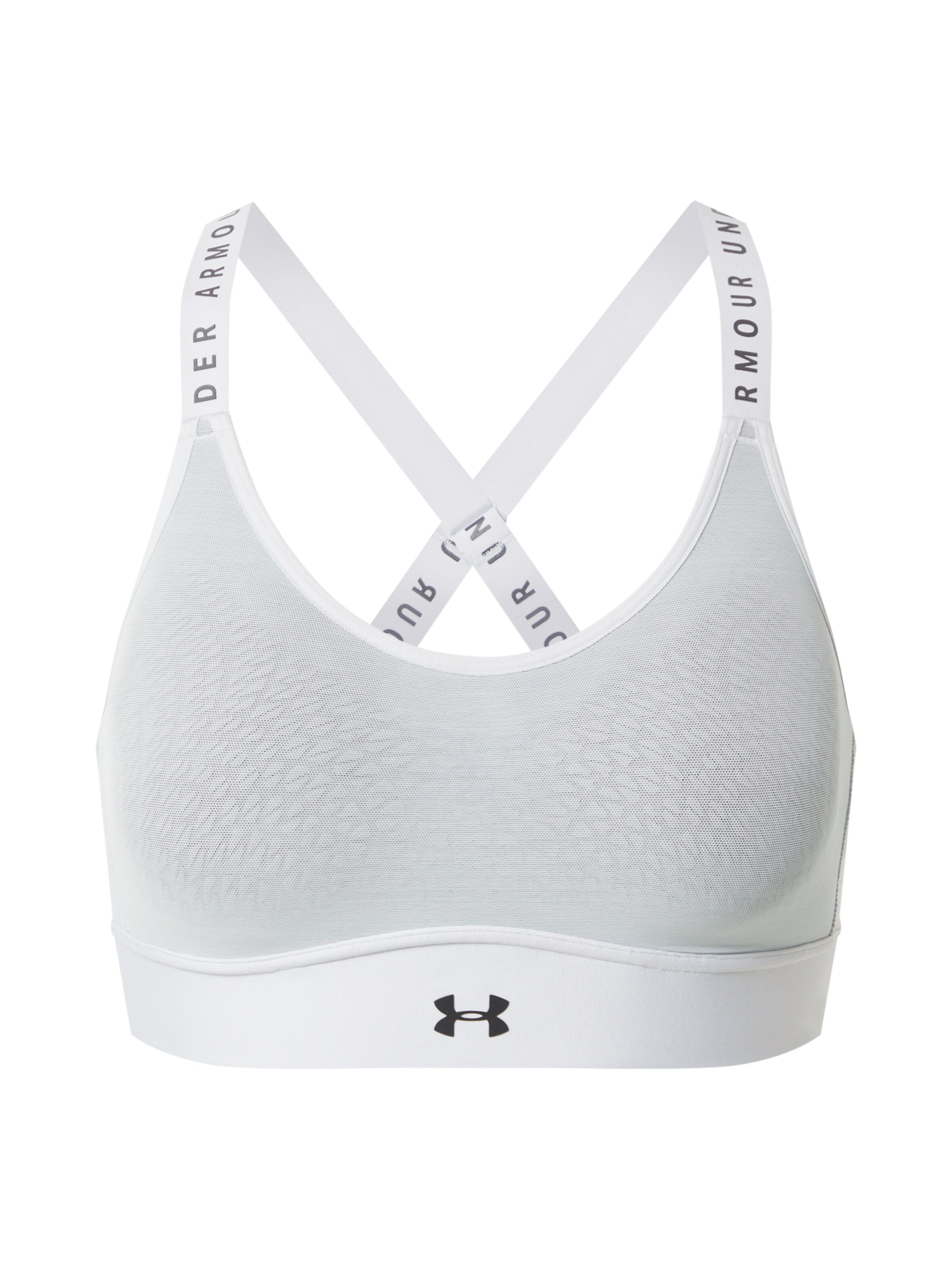 white under armour sports bra