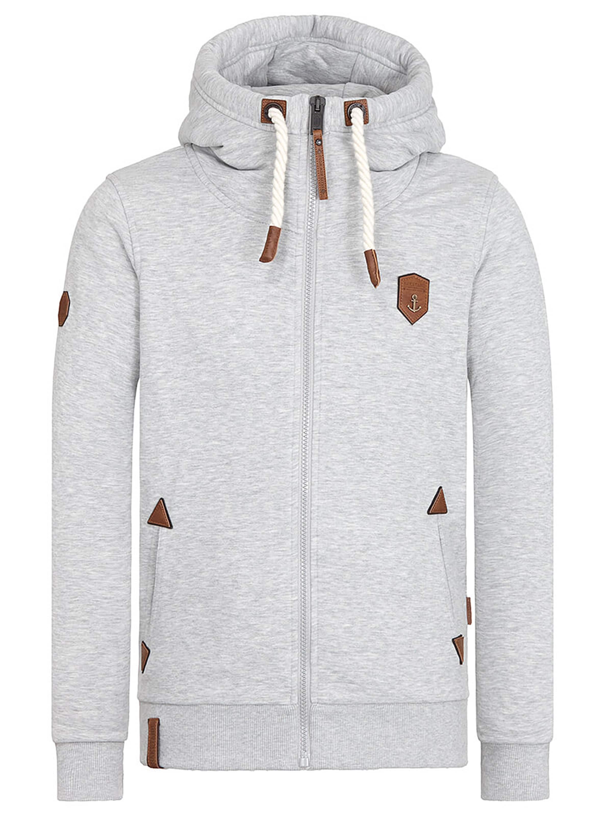 naketano Tréning dzseki - szürke: elől