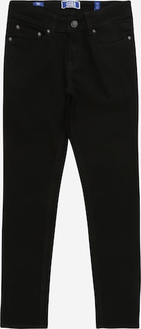 Jack & Jones Junior Slimfit Jeans 'Liam' i svart: framsida