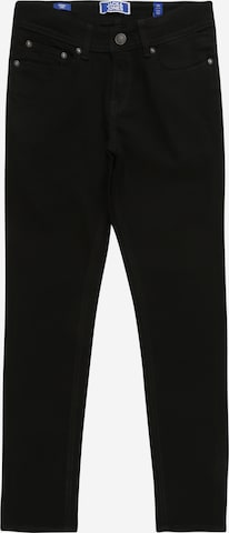 Jack & Jones Junior - Slimfit Vaquero 'Liam' en negro: frente