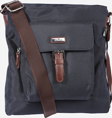 TOM TAILOR Crossbody Bag 'Rina' in Blue: front