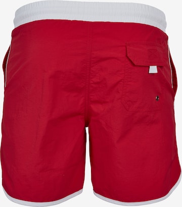 Urban Classics Zwemshorts in Rood