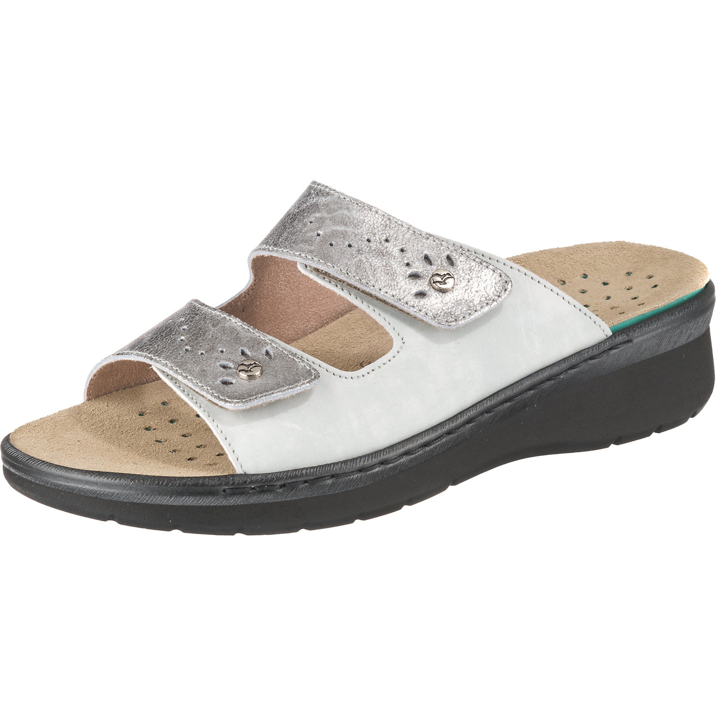 FLY FLOT - Pantoletten in silber