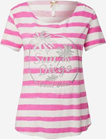 Key Largo Shirt 'SAN DIEGO' in Roze: voorkant