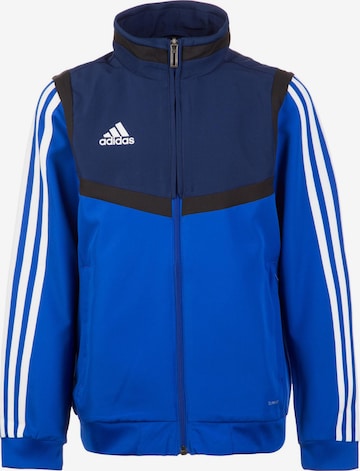 ADIDAS PERFORMANCE Athletic Jacket 'Tiro 19' in Blue: front
