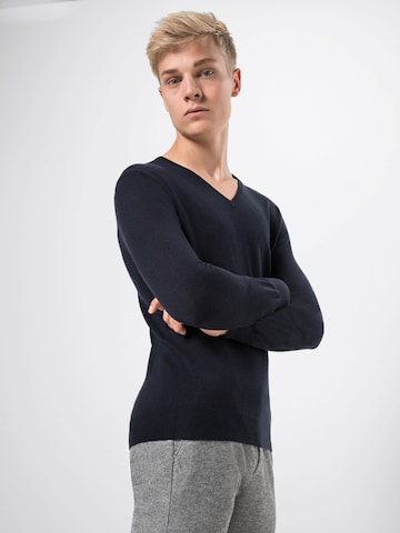 Pull-over OLYMP en bleu : devant