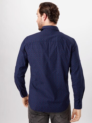 mėlyna JACK & JONES Standartinis modelis Marškiniai 'Matthew'