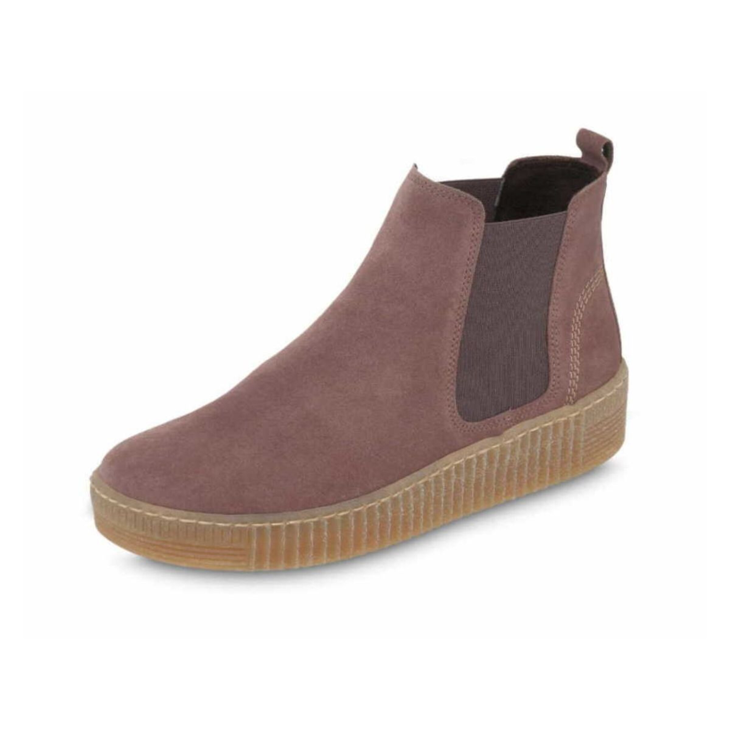 GABOR Chelsea boots in Roze: voorkant