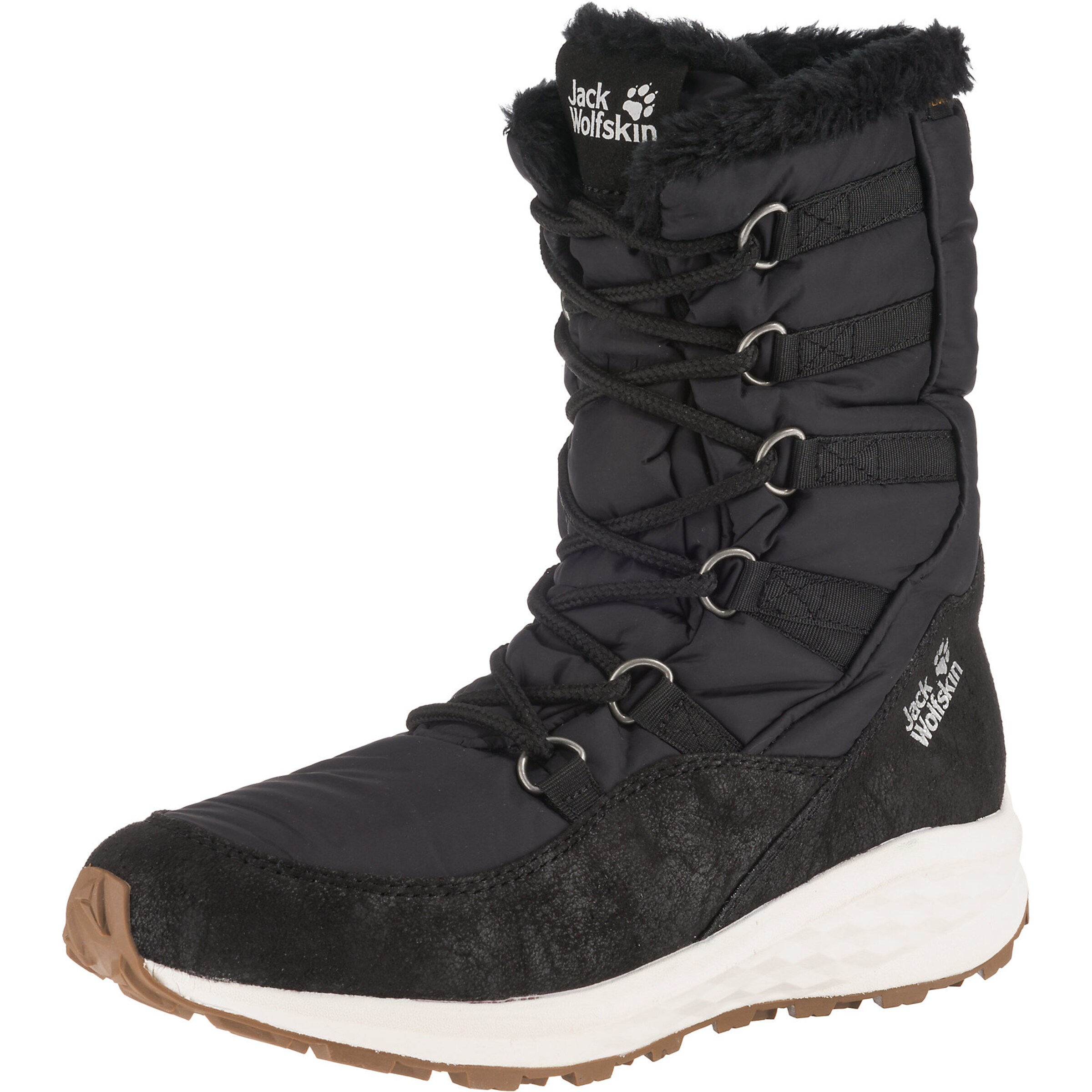 JACK WOLFSKIN - Winterstiefel 'Nevada Texapore High W' in schwarz
