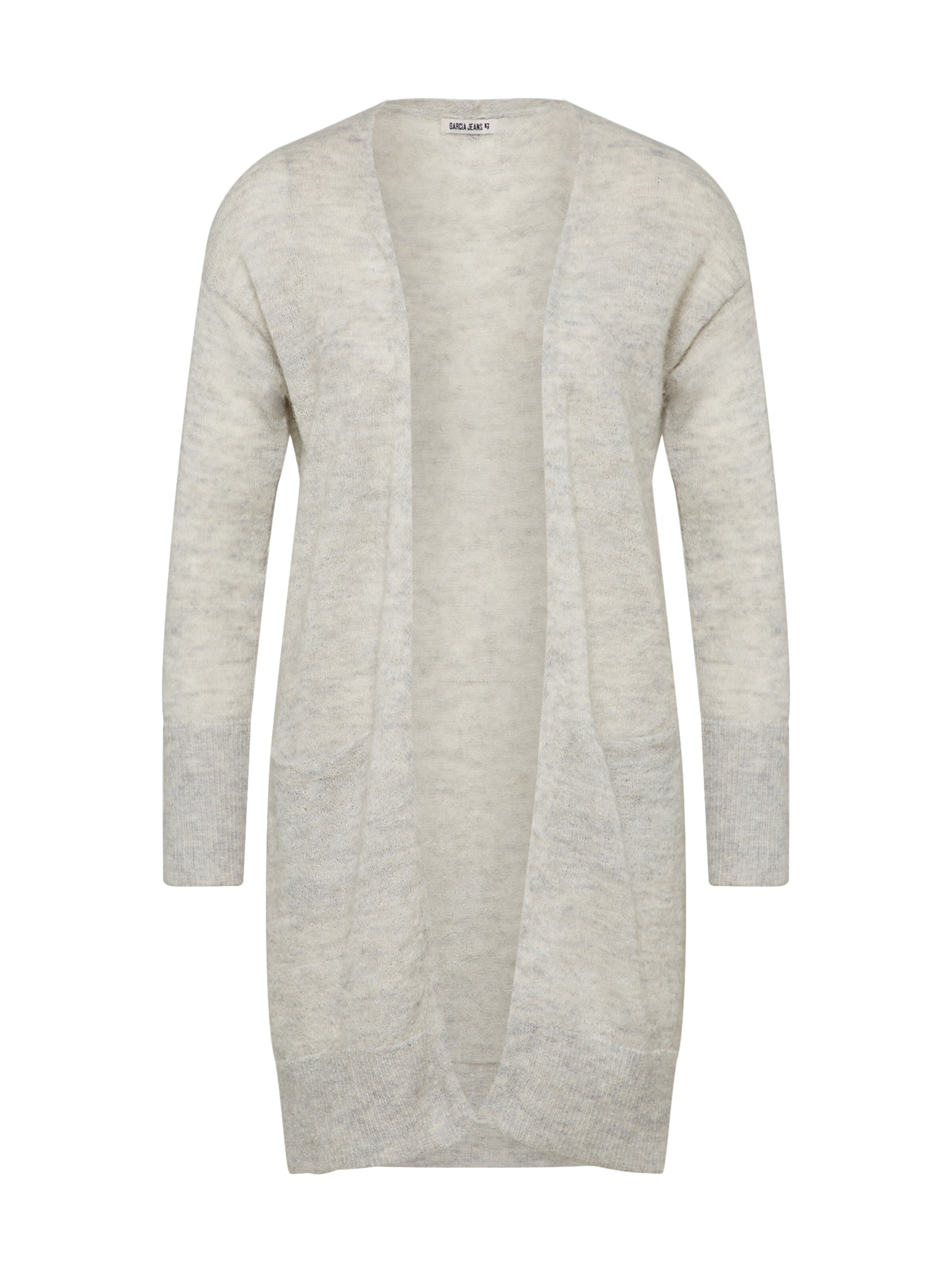 GARCIA - Gebreid vest in de kleur Lichtgrijs