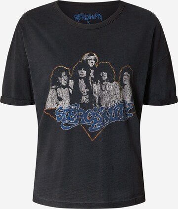 ONLY - Camisa 'Aerosmith' em preto: frente