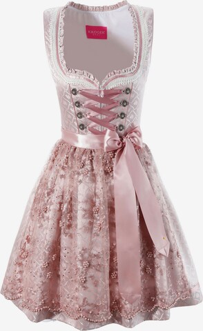 Krüger Madl Dirndl in Pink: front